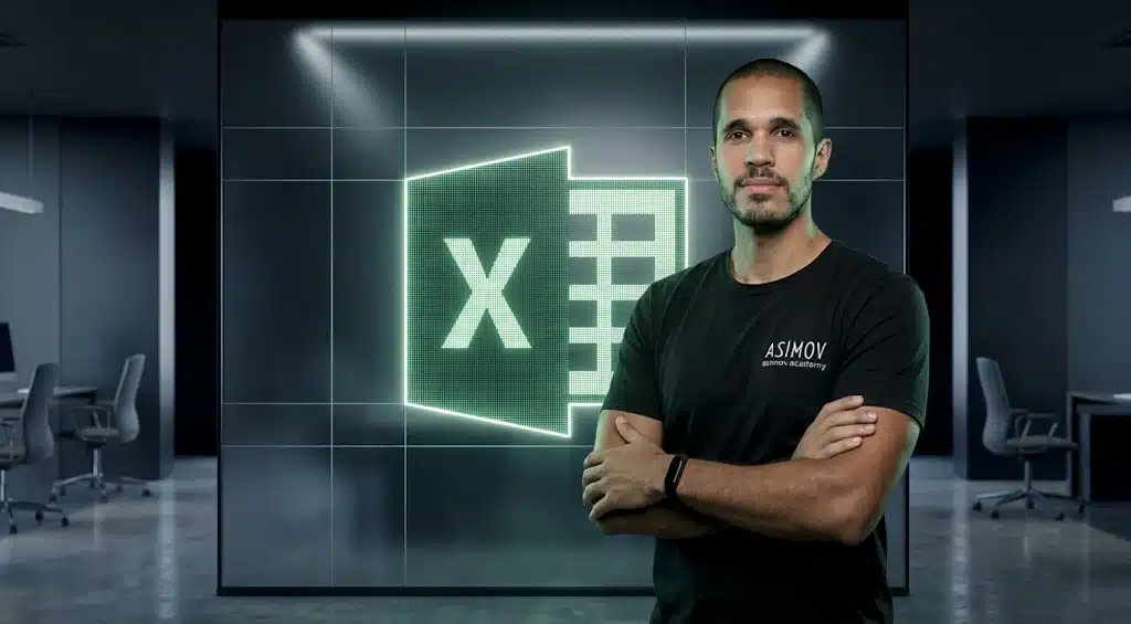 Capa do Curso Automatizando o Excel - Asimov Academy