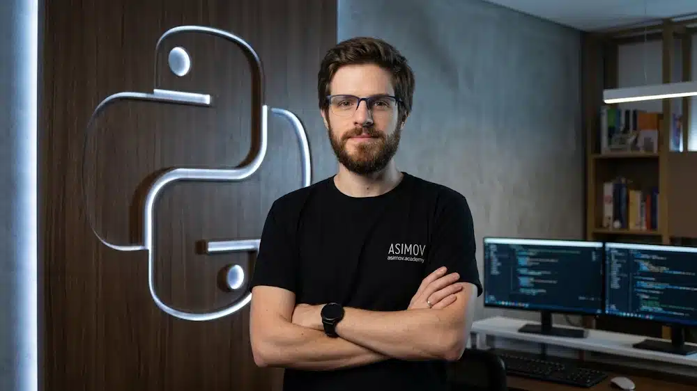 Capa do Curso Aprendendo Python: Conceitos Intermediários - Asimov Academy