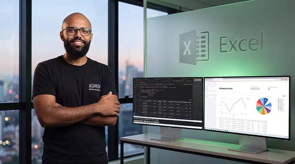 Capa do Curso Python para Usuários de Excel