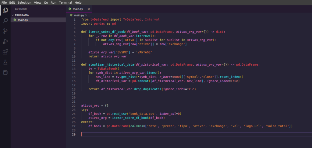 Tema SynthWave ‘84 do VS Code