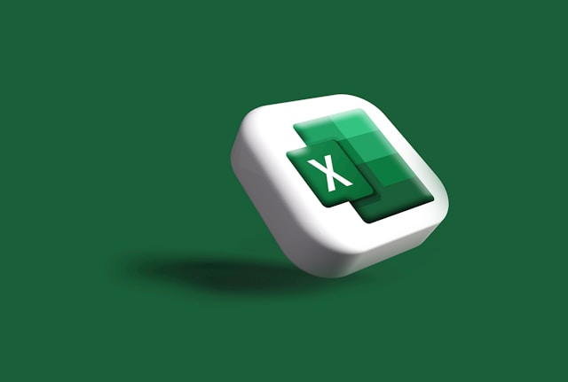 logotipo excel 3d