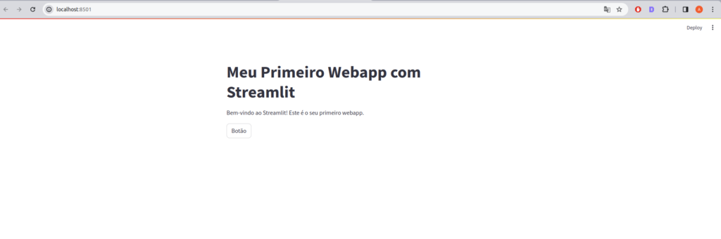 webapp com streamlit