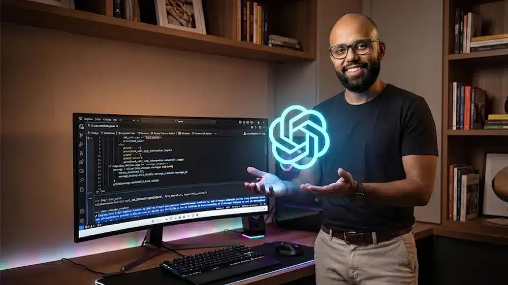 Capa do Curso Explorando a API da OpenAI - Asimov Academy