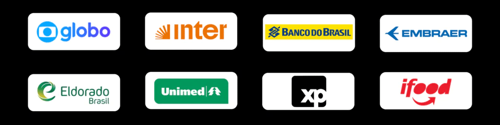 Empresas que a Asimov Academy já trabalhou