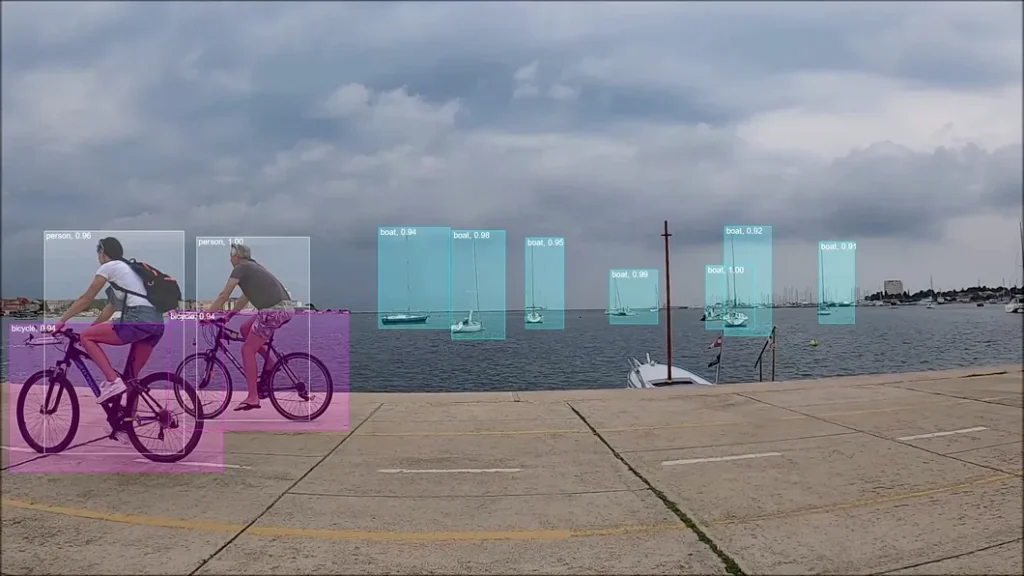 Bicicletas detectadas com OpenCV