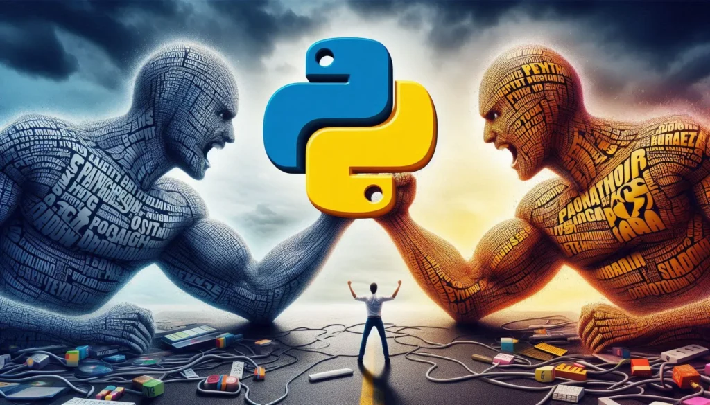 python vs outras linguagens de programção 