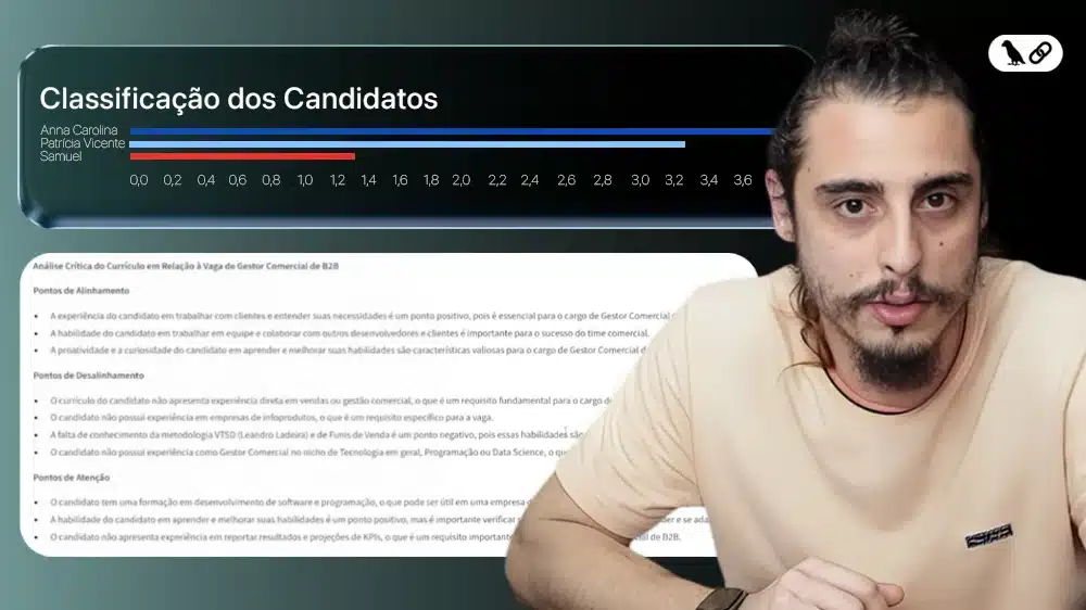 Capa do Projeto Analisador de Currículos com IA - Asimov Academy