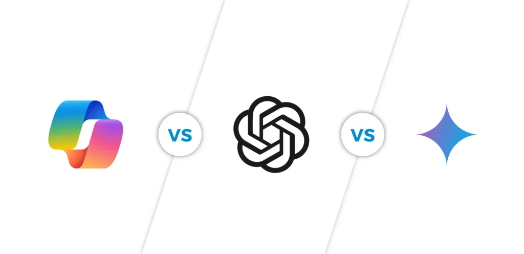 Microsoft Copilot vs ChatGPT vs Gemini