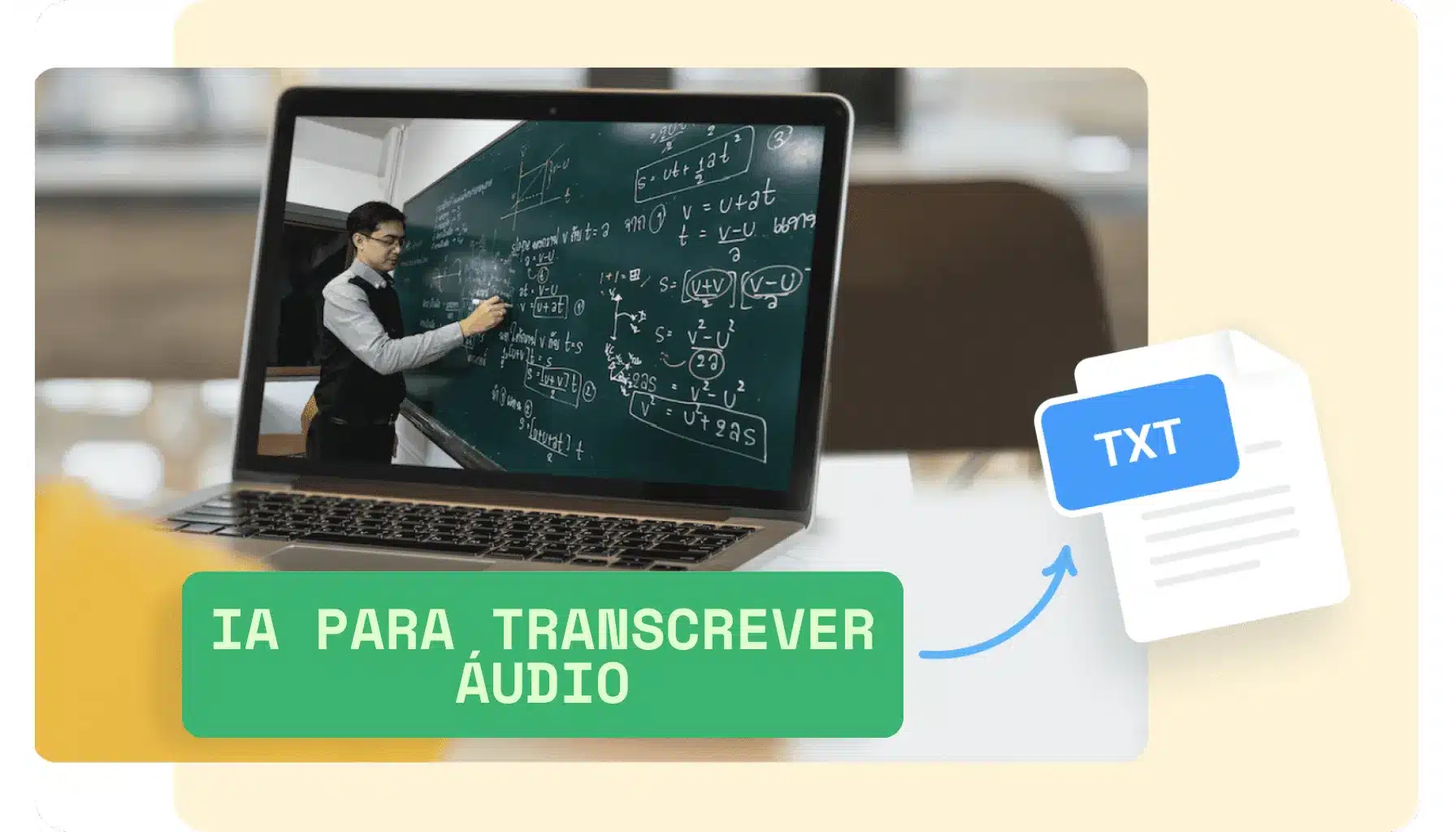 Transcrever áudio