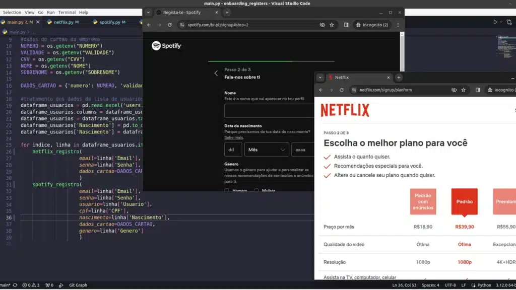 Ferramenta de automação criada com python
