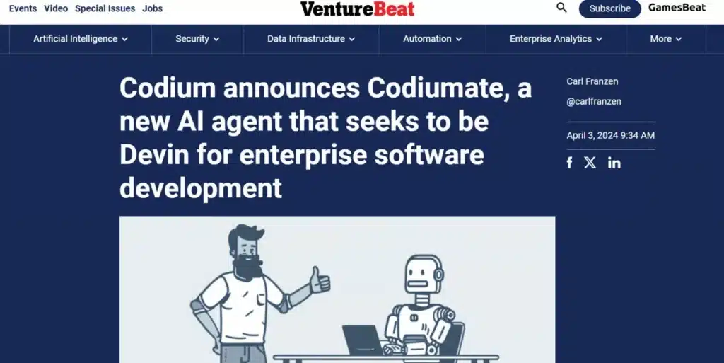 Codium é uma das IAs que escrevem código