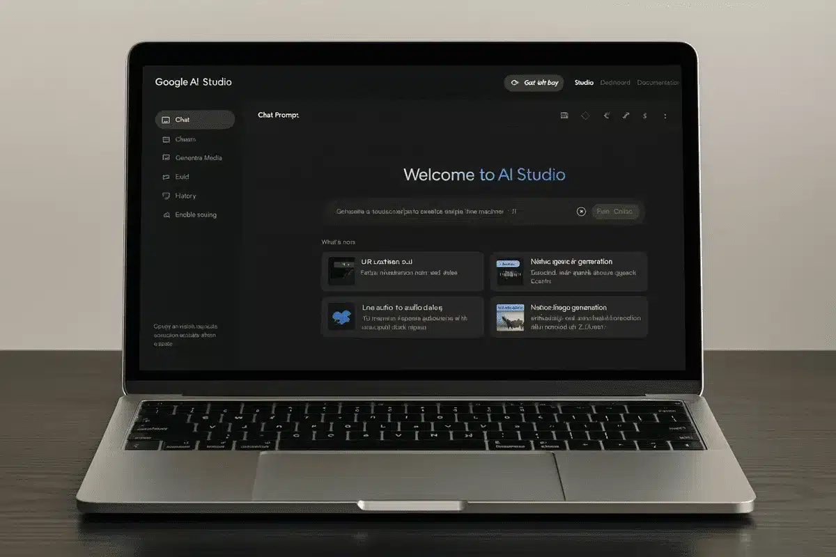 dashboard Google AI Studio