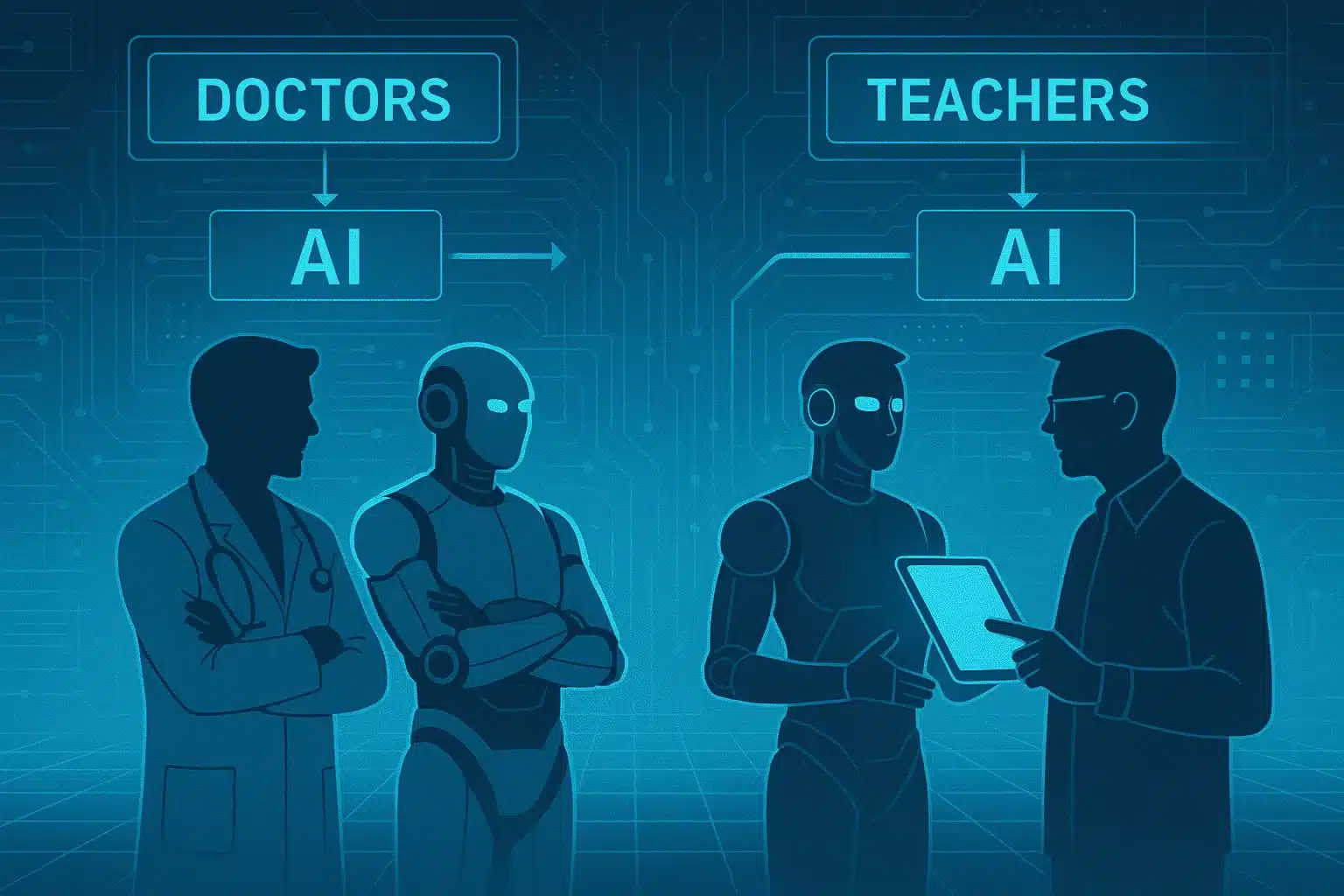 Médicos e professores serão substituídos por IA