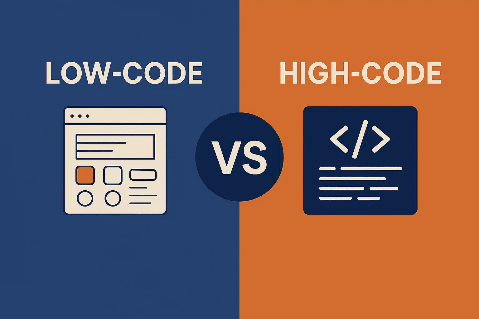 low-code vs high-code