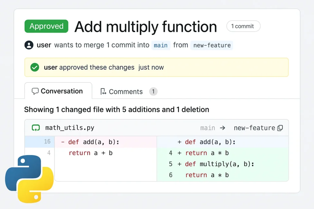pull request python