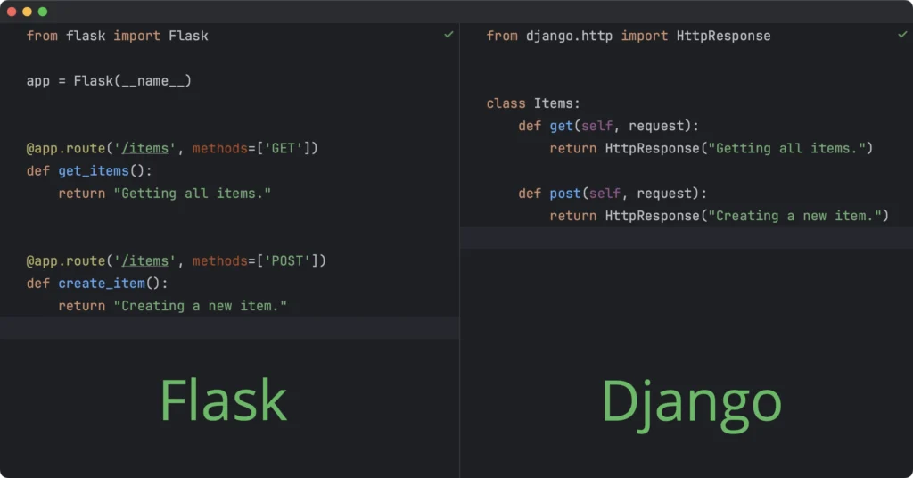 Flask vs Django
