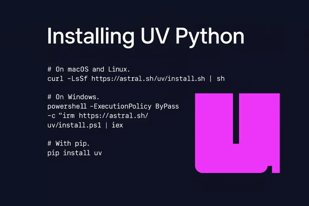 Como instalar UV Python