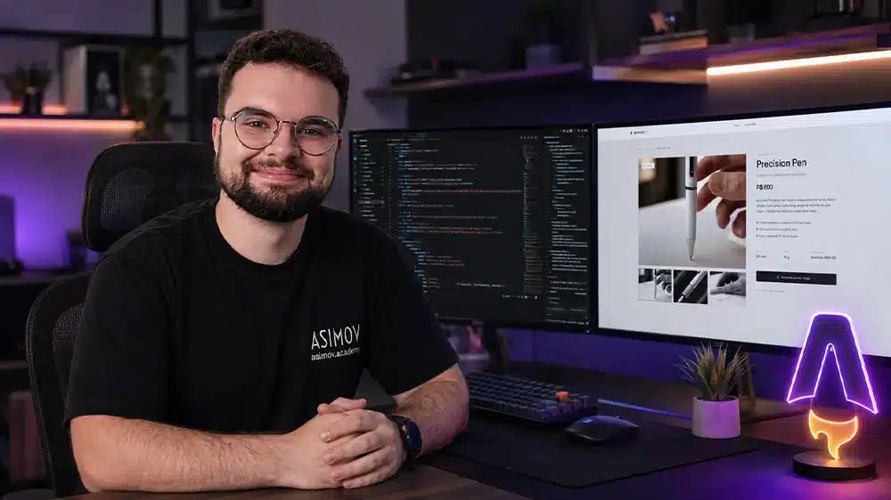 Capa Curso Construindo sites profissionais com Astro - Asimov Academy