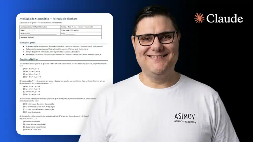 Capa do Projeto Gerador de Slides com Claude - Asimov Academy