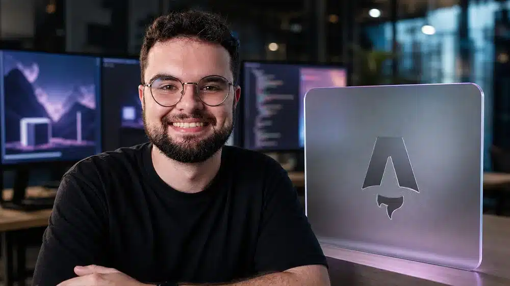 Capa do Curso Criando fazer sites imersivos / 3D - Asimov Academy
